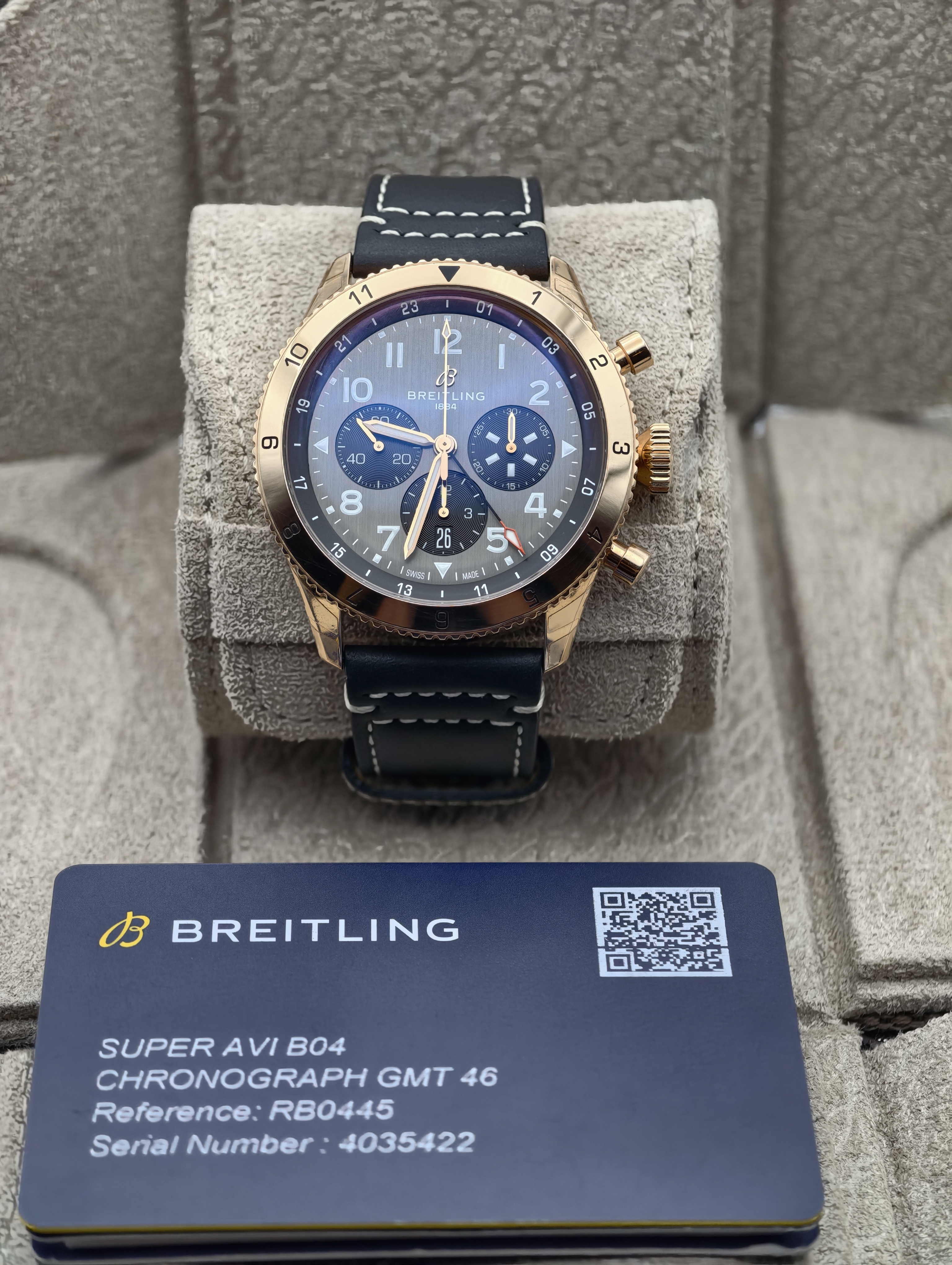 Breitling  AVI B04 Chronograph GMT