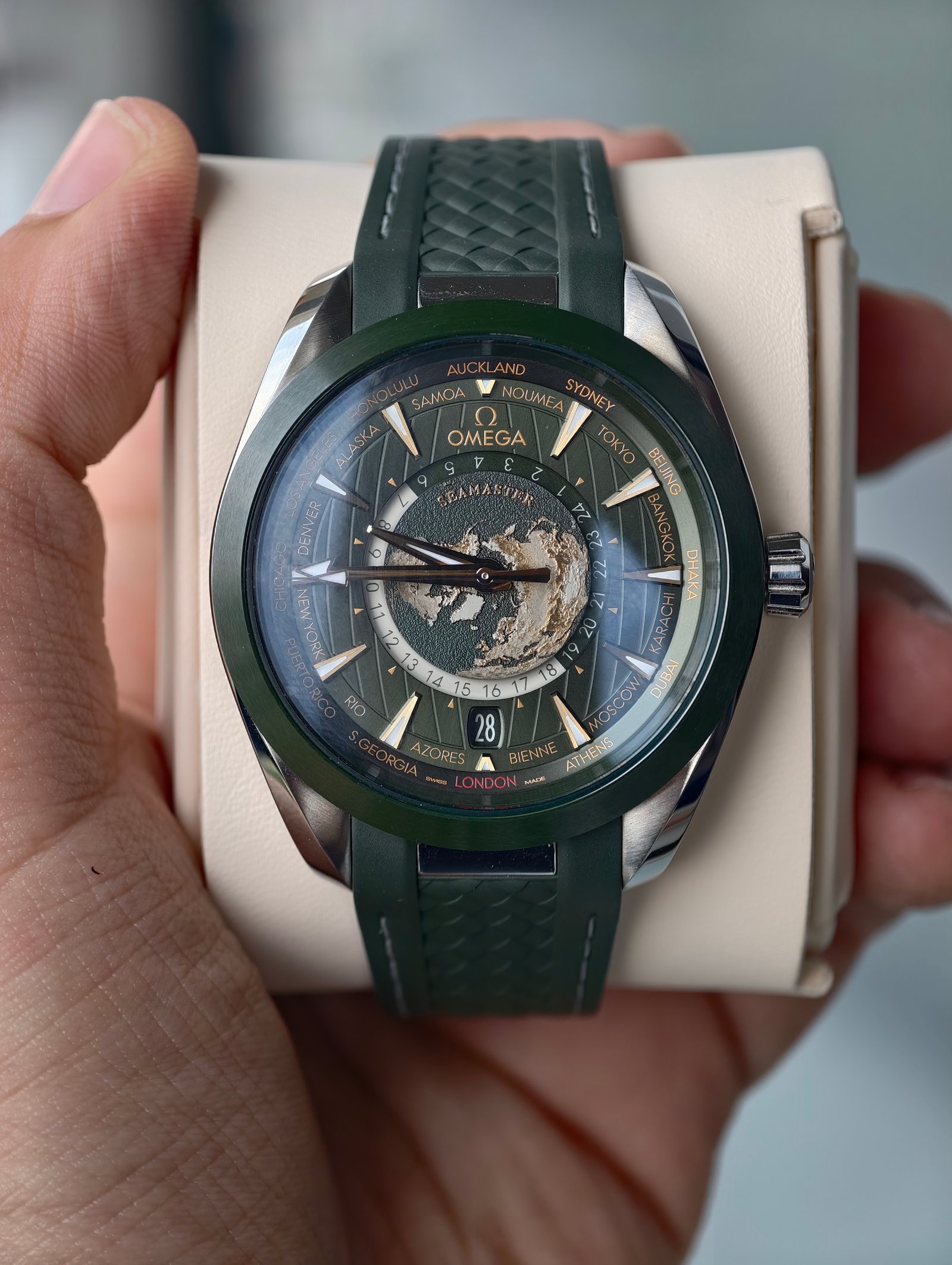 Omega Aquaterra World Timer 